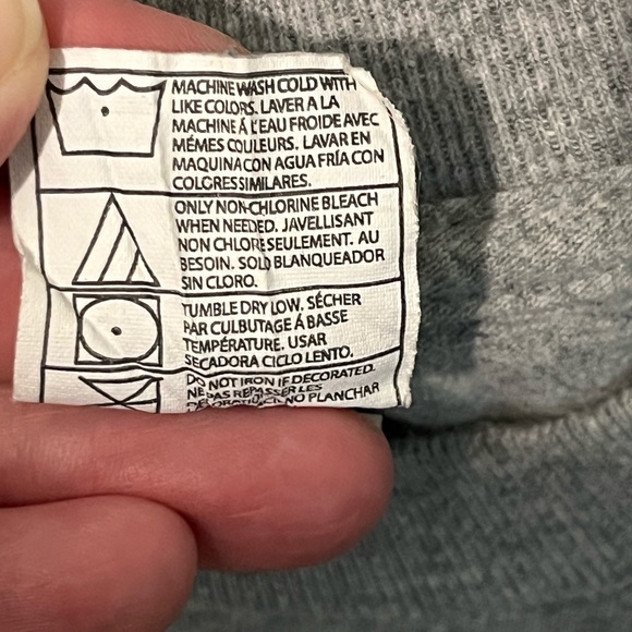 EUC Run For Cover Records hand logo shirt heather gray size medium - Picture 3 of 5